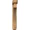 Ekena Millwork Imperial Craftsman Rough Sawn Bracket w/ Offset Brace, Western Red Cedar, 6"W x 34"D x 40"H BKT0604X34X40IMP04RWR - alternate 4